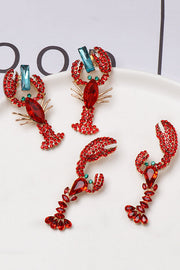 Boucles d'oreilles homard en diamant – Bijoux de déclaration des Fêtes