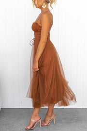 Chiffon Sleeveless Maxi Dress for Parties & Special Occasions