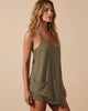 Pocket Cami Romper Dress