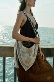 Bohemian Tassel Crossbody Bag – Printed Vacation Bag