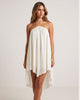 Halter Neck Tiered Mesh Mini Dress