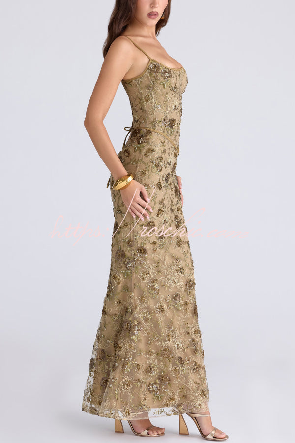 Backless Halter Maxi Dress – Sleeveless Slim-Fit Party Gown