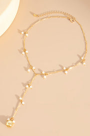 Pearl Beaded Necklace – Elegant French-Inspired Style
