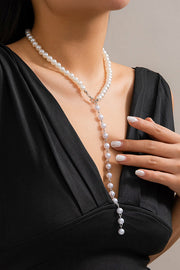 Collier à pampilles en chaîne de perles vintage