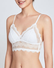 Lace Wire-Free Backless Bralette – Deep-V U-Shape Design