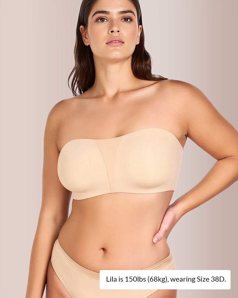 Strapless Bra for Big Bust – Full Coverage Plus Size