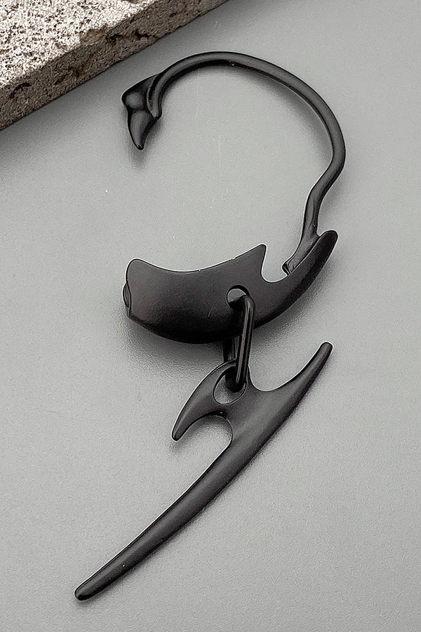 Thorn Spine Skeleton Mechanical Earhook Earrings