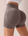 Sømløse ribbede shorts med Peach Lift Contour