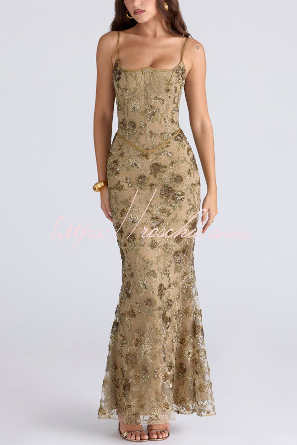 Backless Halter Maxi Dress – Sleeveless Slim-Fit Party Gown