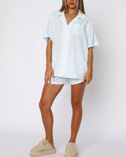 Sweetheart Print Pajama Set