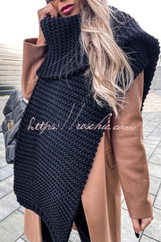 Handmade Thick Knit Wool Scarf for Women & Men