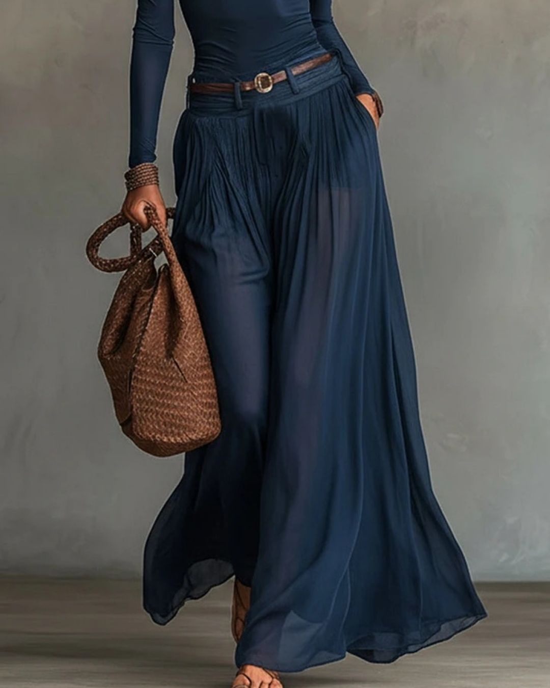 One-Shoulder Tulle Skirt Set