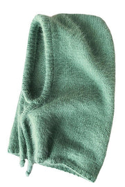 Knitted Wool Beanie with Neck Warmer – Women's Hat