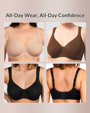 Soft Plus Size Full Coverage Unlined Minimizer Bra