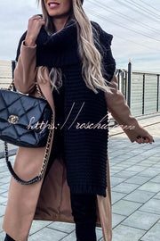 Handmade Thick Knit Wool Scarf for Women & Men