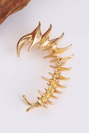 Thorn Spine Skeleton Mechanical Earhook Earrings