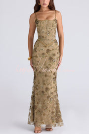 Backless Halter Maxi Dress – Sleeveless Slim-Fit Party Gown