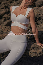 V-Waist Utility Yoga Leggings with Pockets
