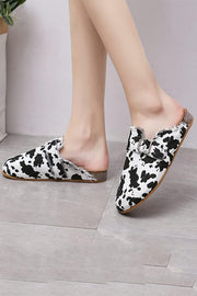 Printed Raw Edge Casual Slip-On Shoes for Vacation