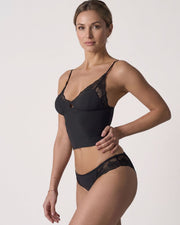 Lace Padded Triangle Cami Set