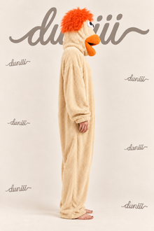 Duniii Monster Character Onesie with Contrast Pocket