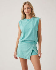 Cotton Sleeveless Tee & Shorts Set