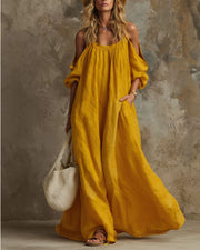 Spaghetti Strap Swing Maxi Dress