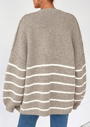 Oversized Cardigan Sweater for Women - Open Front Knit