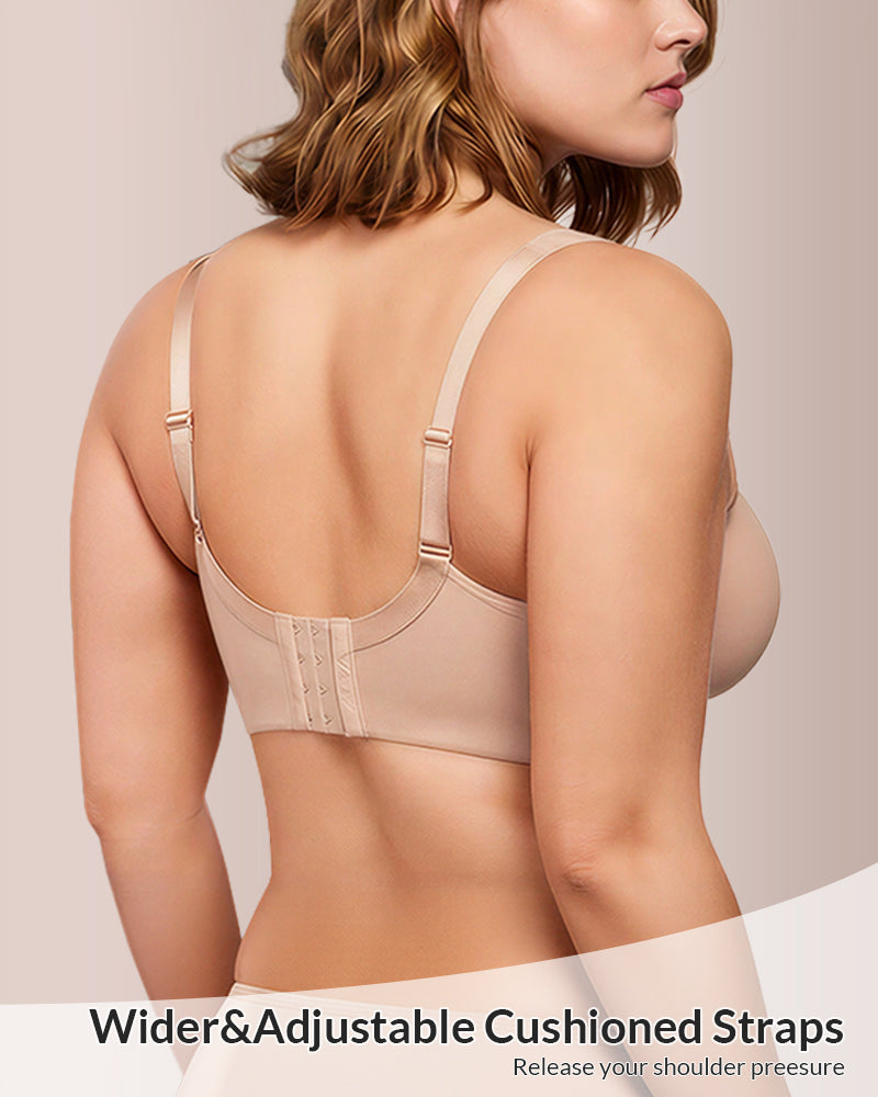 Soft Plus Size Full Coverage Unlined Minimizer Bra