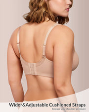 Soft Plus Size Full Coverage Unlined Minimizer Bra