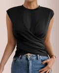 Criss-Cross Wrap Crop Top για γυναίκες