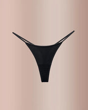 Animal Print Thong Underwear – Ice Silk Thin Strap