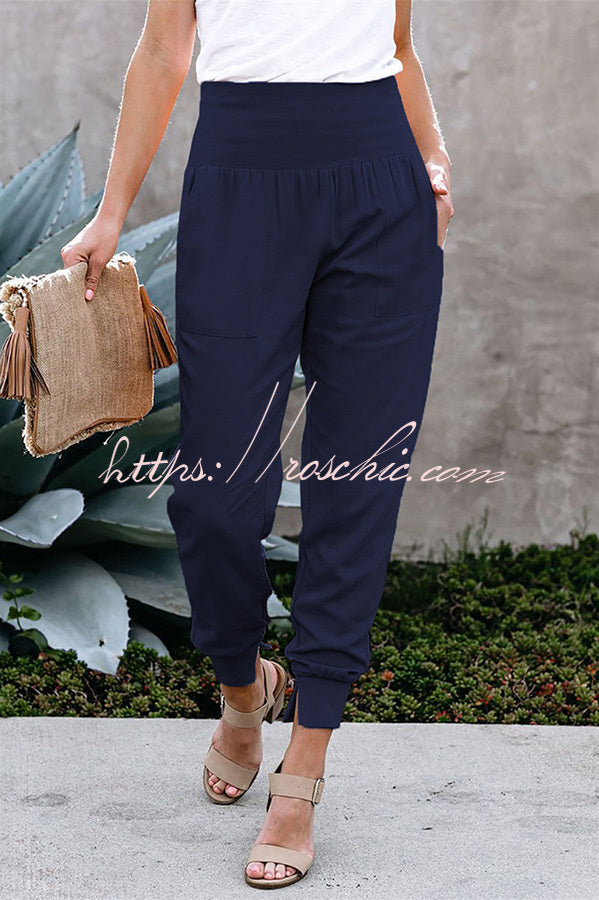 Women's Loose Fit Pocketed Joggers – Ankle Length