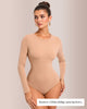 Sculpting Long Sleeve Crew Neck Bodysuit