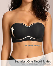 Strapless Wireless Back Smoothing Multiway Support Bra