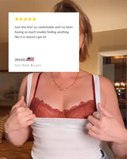 Plus Size Lace Balconette Bra with Underwire Support