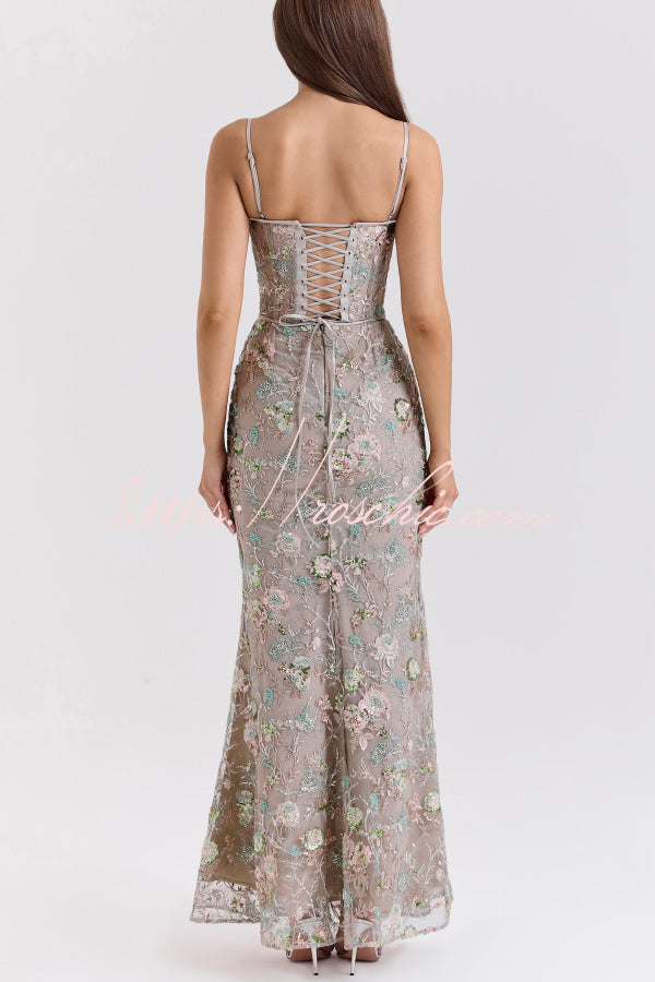 Backless Halter Maxi Dress – Sleeveless Slim-Fit Party Gown