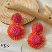 Handwoven Floral Earrings for Resort & Everyday Wear