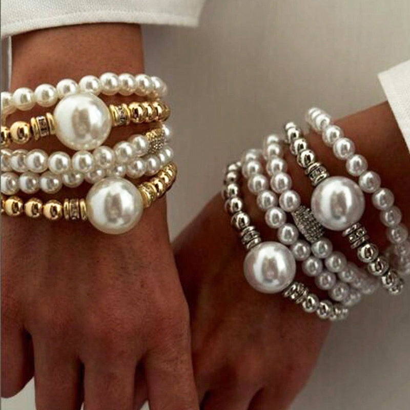 Pearl Beaded Bracelet – Simple Versatile Style