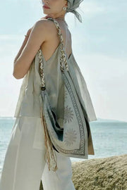 Bohemian Tassel Crossbody Bag – Printed Vacation Bag