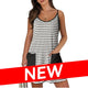 Striped black