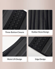 Sculpting W-Curve Waist Trainer Corset with Adjustable Hooks