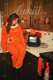 Duniii Monster Character Onesie with Contrast Pocket