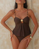 Tummy Control Ruffle Bikini Set – Backless Two Piece
