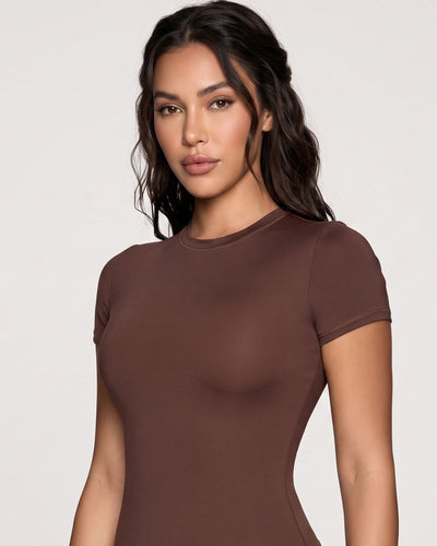 Butter-Soft Fitted Crew Neck Tee
