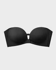 Front-Closure Strapless Push-Up Bra