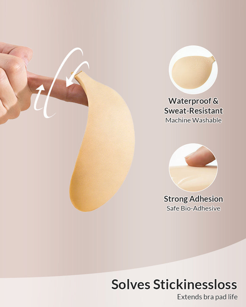 Reusable Push-Up Sticky Bra – Backless & Strapless Support