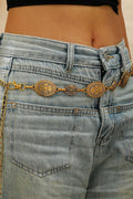 Bohemian Metal Waist Chain – Gold Body Jewelry