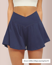 Flowy Crossover Athletic Skort