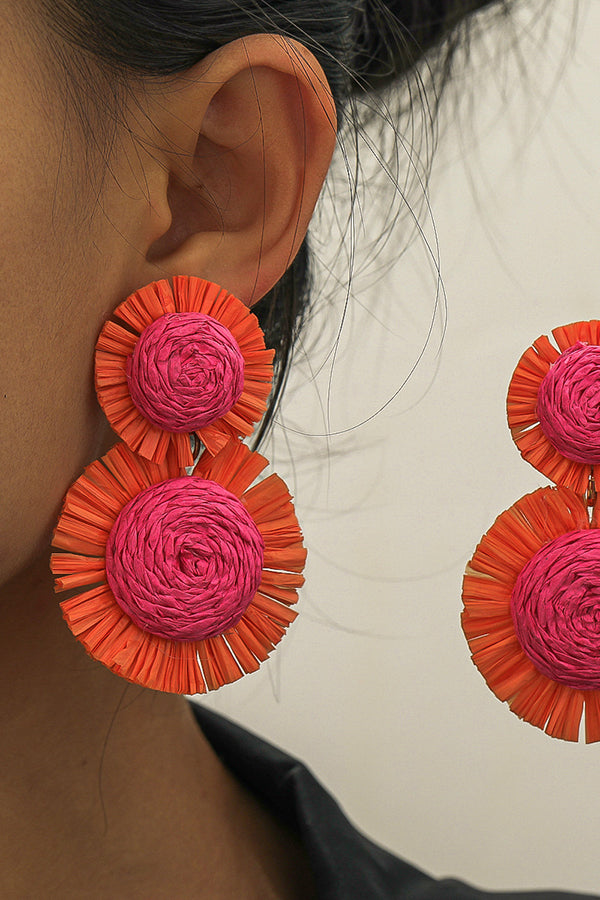 Handwoven Floral Earrings for Resort & Everyday Wear